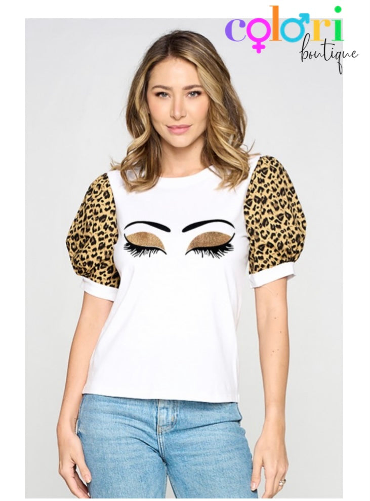 Leopard Eye Top