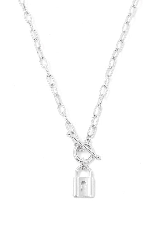 Lock Charm Necklace