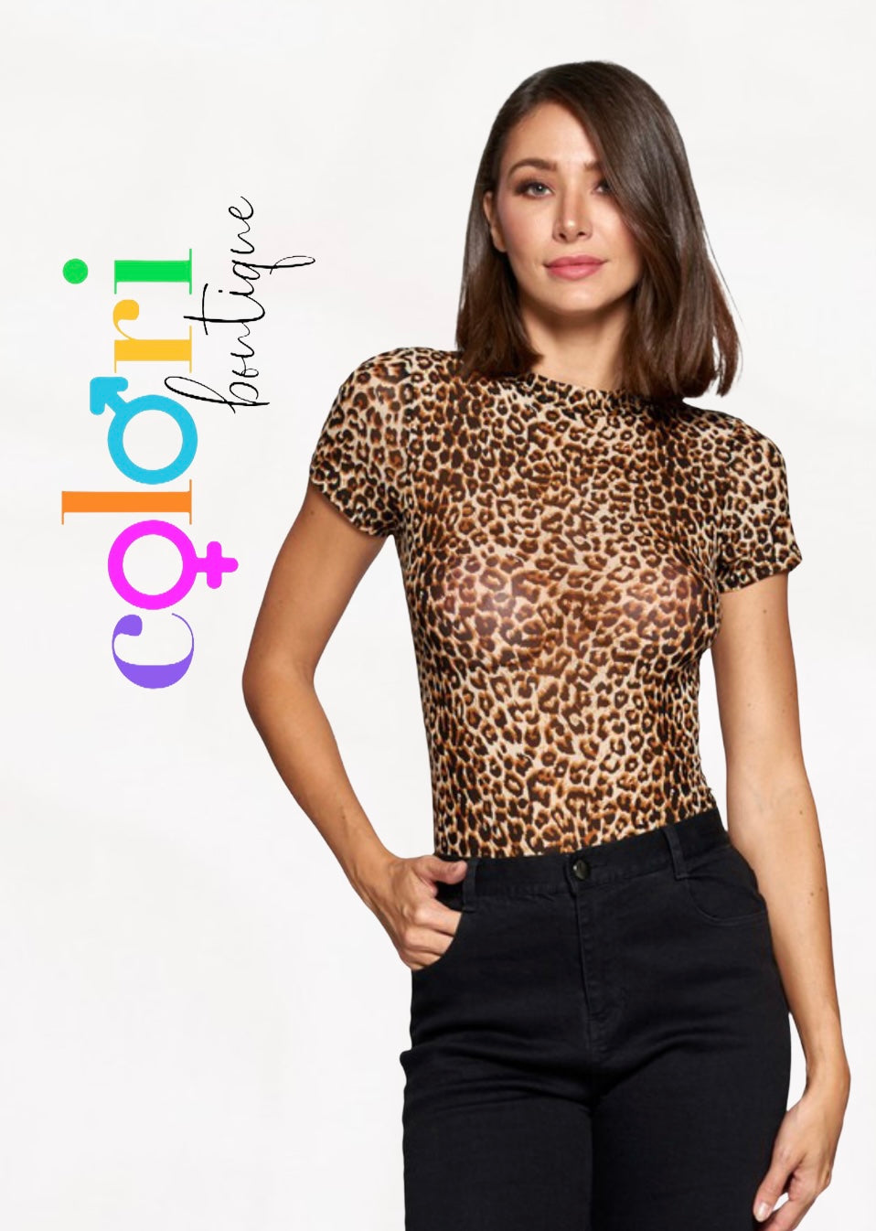 Animal Print Bodysuit