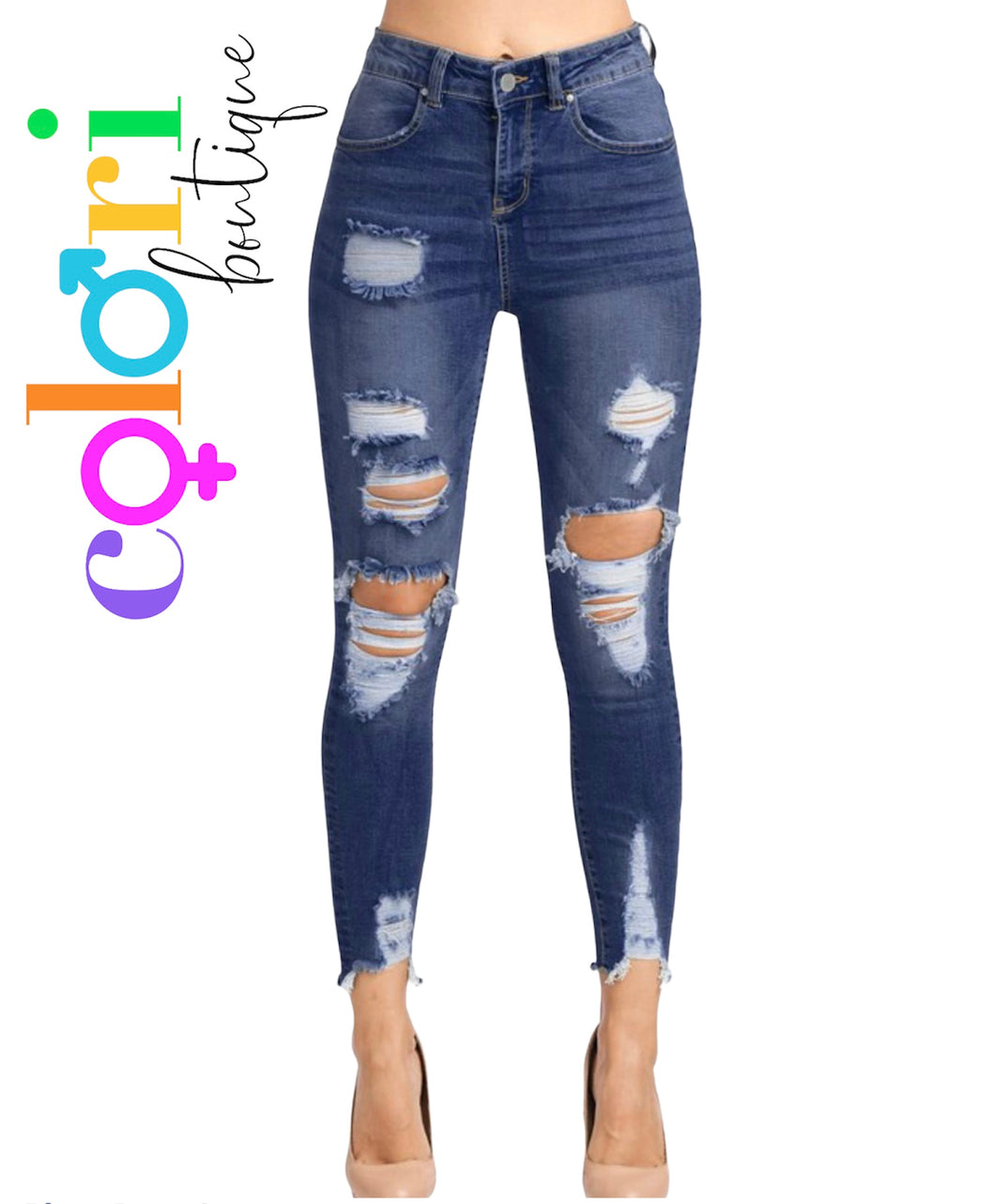 High Rise Skinny Jeans