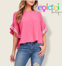 Cargar imagen en el visor de la galería, Flair stripe top
