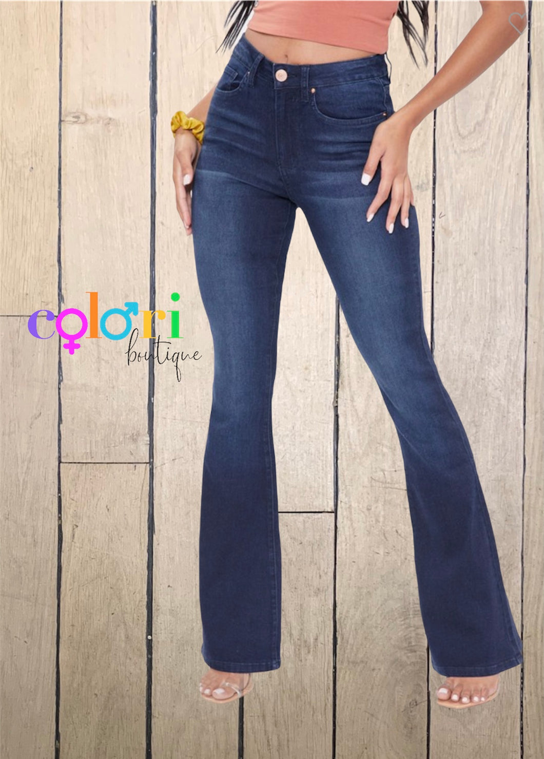 Flare High-Rise Jeans