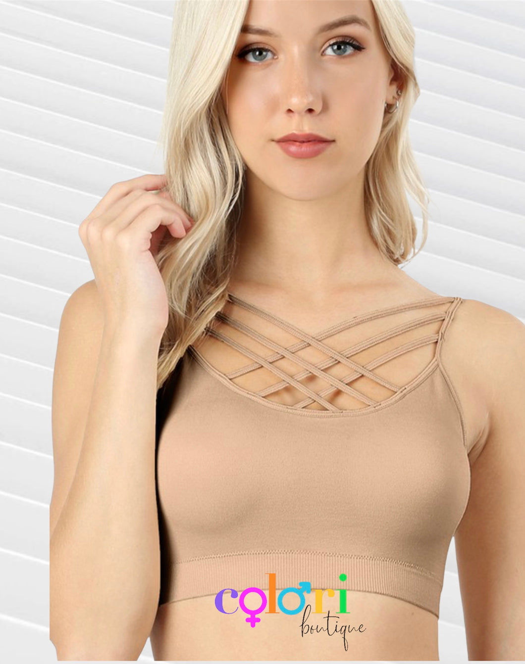 Criss-Cross Front Bralette