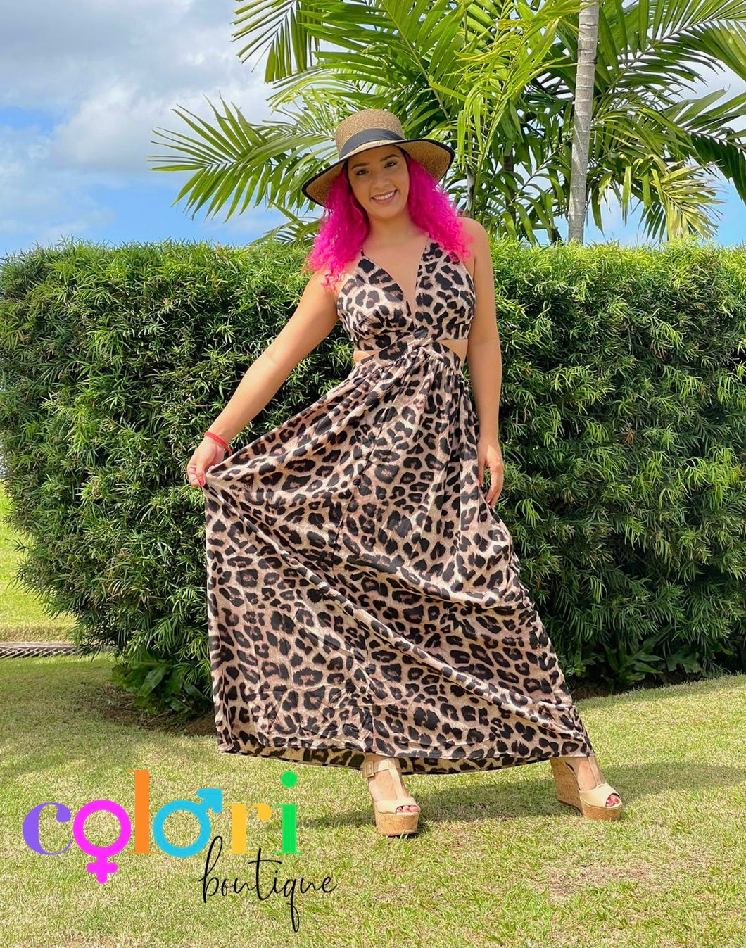 Cheetah Maxi Dress