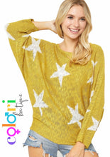 Cargar imagen en el visor de la galería, Star Crew Neck Sweater
