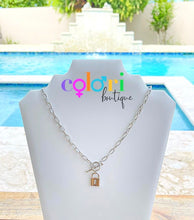 Cargar imagen en el visor de la galería, Lock Charm Necklace
