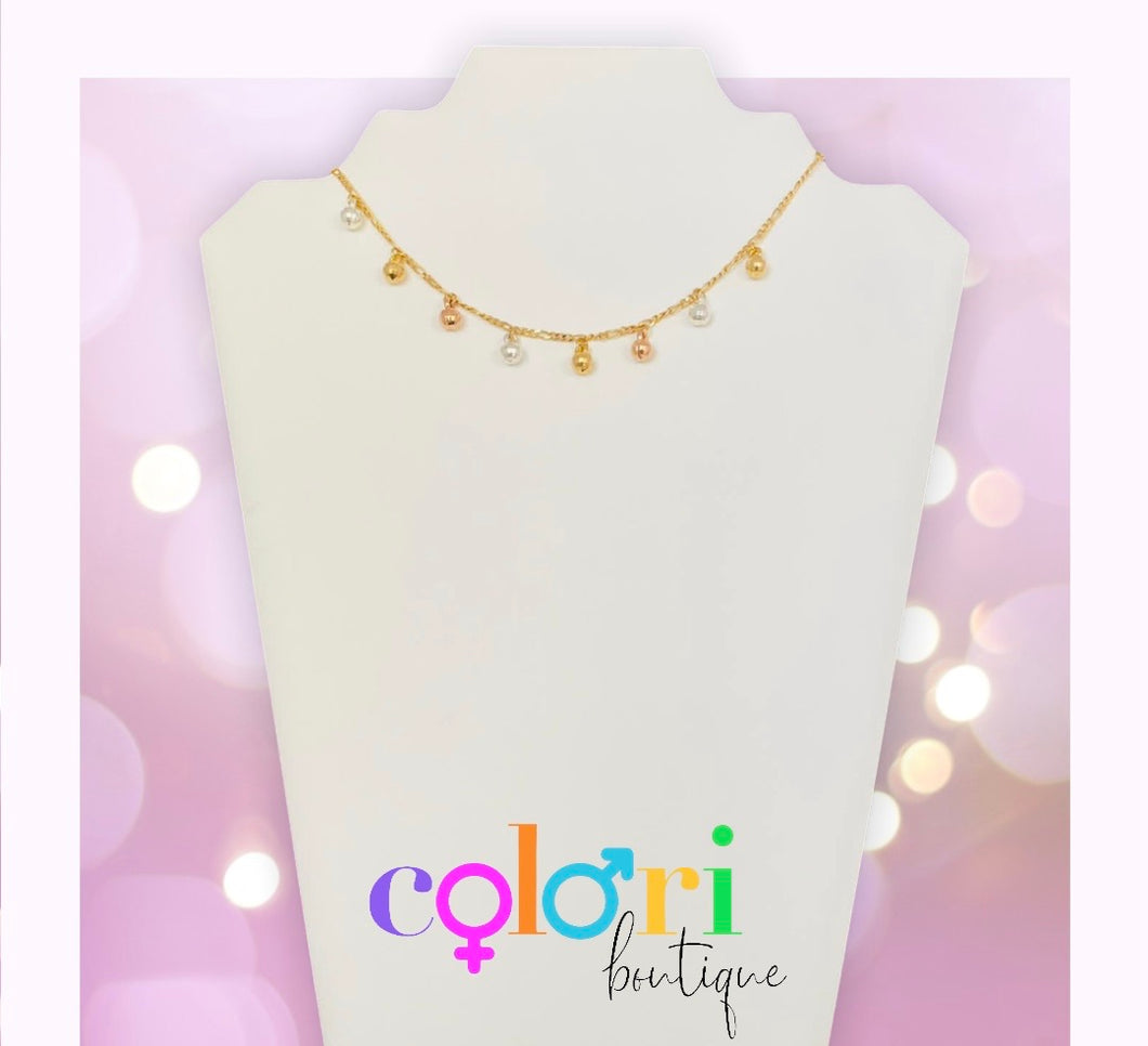 Sabrina Choker Tri Color